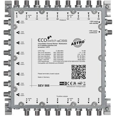 Astro SEV988 (Multi commutateur), Parabole : accessoires Astro SEV988 (Multi commutateur), Parabole : accessoires