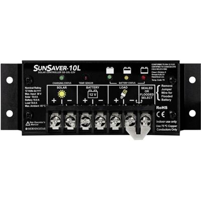 Morningstar Sunsaver SS-10L 24V - Régulateur de charge solaire Morningstar Sunsaver SS-10L 24V - Régulateur de charge solaire