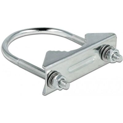 Delock Collier de mât 55 mm, Parabole : accessoires, Argent Delock Collier de mât 55 mm, Parabole : accessoires, Argent