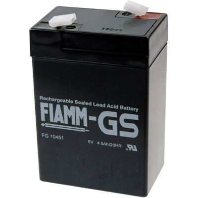 Fiamm PB-6-4,5 - Batterie - 6V 4.5Ah AGM, Sans entretien Fiamm PB-6-4,5 - Batterie - 6V 4.5Ah AGM, Sans entretien