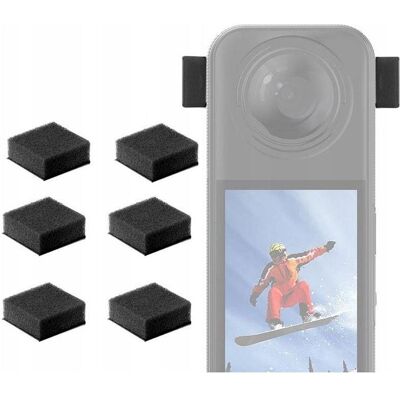 Puluz 6x Osłona Pianka Gąbka Przeciwwietrzna Wiatrołap Do Insta360 X5 / X 5 / X4 / X3 / Pu775b, Caméra d'action : accessoires, Noir Puluz 6x Osłona Pianka Gąbka Przeciwwietrzna Wiatrołap Do Insta360 X5 / X 5 / X4 / X3 / Pu775b, Caméra d'action : accessoires, Noir