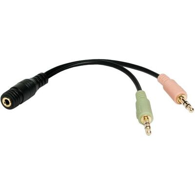 LogiLink Adaptateur audio, Adaptateur audio, Noir LogiLink Adaptateur audio, Adaptateur audio, Noir