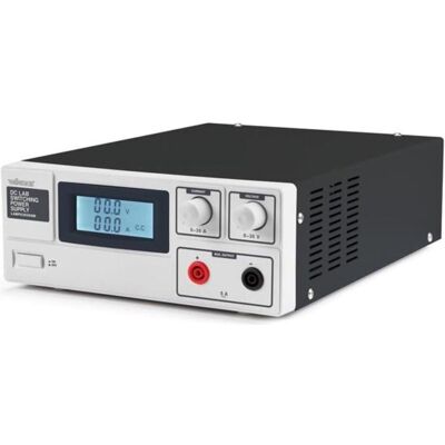 Velleman Alimentation à Découpage Dc Lab 0-30 Vdc / 0-30 A Max Avec écran LCD, Alimentation de laboratoire, Blanc Velleman Alimentation à Découpage Dc Lab 0-30 Vdc / 0-30 A Max Avec écran LCD, Alimentation de laboratoire, Blanc