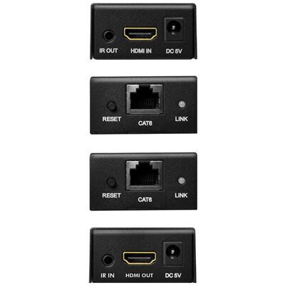 LogiLink Extender HDMI via LAN (éclats, Rallonge), Convertisseur vidéo LogiLink Extender HDMI via LAN (éclats, Rallonge), Convertisseur vidéo