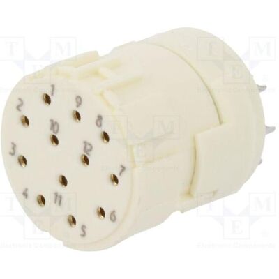 Harting Connecteur : insert de contact M23, broche n° 12, femelle à souder, 8 A, 200 V, Câble + prise électronique Harting Connecteur : insert de contact M23, broche n° 12, femelle à souder, 8 A, 200 V, Câble + prise électronique