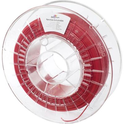 Spectrum Filament TPU S-Flex 85A Bloody Red 0.5kg 1.75mm (TPU, 1.75 mm, 500 g), Filament 3D, Rouge Spectrum Filament TPU S-Flex 85A Bloody Red 0.5kg 1.75mm (TPU, 1.75 mm, 500 g), Filament 3D, Rouge