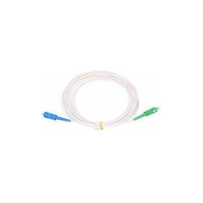 OEM SC/APC - SC/UPC simplex 9/125 SM 3m arm.bílý 3mm B3 LSZH, Câble + prise électronique, Blanc OEM SC/APC - SC/UPC simplex 9/125 SM 3m arm.bílý 3mm B3 LSZH, Câble + prise électronique, Blanc