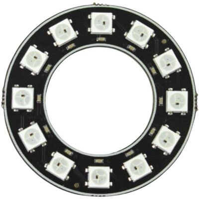 DFRobot Neopixel Ring 12x WS2812 RGB LED, Carte de développement + kit DFRobot Neopixel Ring 12x WS2812 RGB LED, Carte de développement + kit