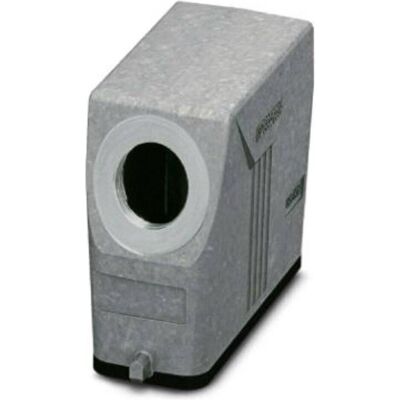 Phoenix Contact Boîtier du passe-fil HC-STA-D25-HHFS-1STP21-ELC-AL 1424380 1 pc., Câble + prise électronique, Gris Phoenix Contact Boîtier du passe-fil HC-STA-D25-HHFS-1STP21-ELC-AL 1424380 1 pc., Câble + prise électronique, Gris