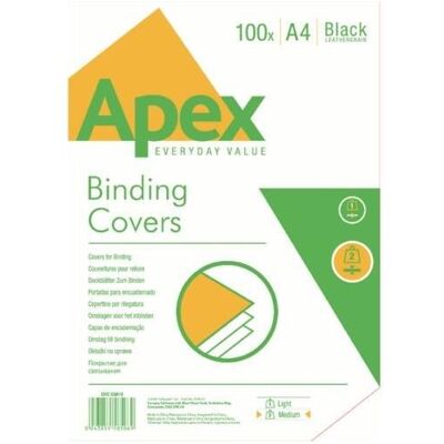 Fellowes Couverture de présentation. Apex relié en cuir 100, Relieuse : accessoires, Noir Fellowes Couverture de présentation. Apex relié en cuir 100, Relieuse : accessoires, Noir
