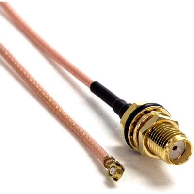 OEM Pigtail U.fl Femme / SMA Femme P-UF-SF-10, Réseau : accessoires OEM Pigtail U.fl Femme / SMA Femme P-UF-SF-10, Réseau : accessoires