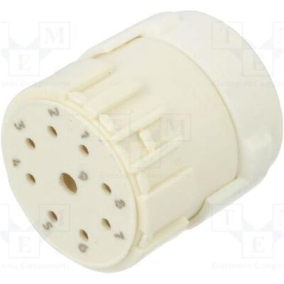 Harting Connecteur : insert de contact M23, broche : 9 (1+8), femelle, serti, 200 V, Câble + prise électronique Harting Connecteur : insert de contact M23, broche : 9 (1+8), femelle, serti, 200 V, Câble + prise électronique