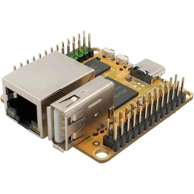 Allnet Rock Pi S 512MB, 1GByte NAND SLC FLash RS308-D4N8 sans BT ni WiFi, Carte de développement + kit Allnet Rock Pi S 512MB, 1GByte NAND SLC FLash RS308-D4N8 sans BT ni WiFi, Carte de développement + kit