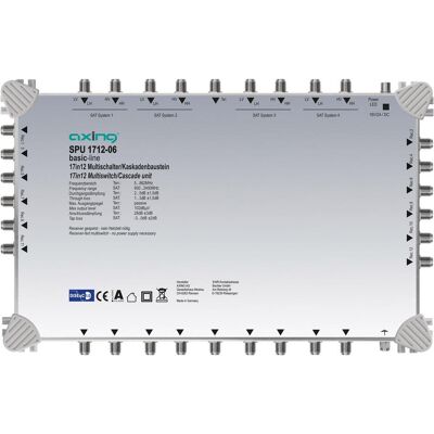 Axing Module en cascade SPU 1712-06 17 en 12, Récepteur TV : accessoires Axing Module en cascade SPU 1712-06 17 en 12, Récepteur TV : accessoires