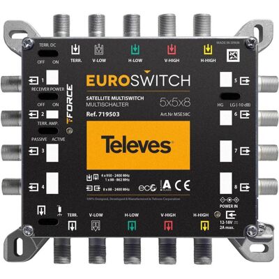 Televes MSE58C (Multi commutateur), Parabole : accessoires Televes MSE58C (Multi commutateur), Parabole : accessoires