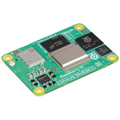 Raspberry Pi Module de calcul 5 CM5016000 16 Go de RAM 0 eMMC 4 x 2,4 GHz, Carte de développement + kit Raspberry Pi Module de calcul 5 CM5016000 16 Go de RAM 0 eMMC 4 x 2,4 GHz, Carte de développement + kit
