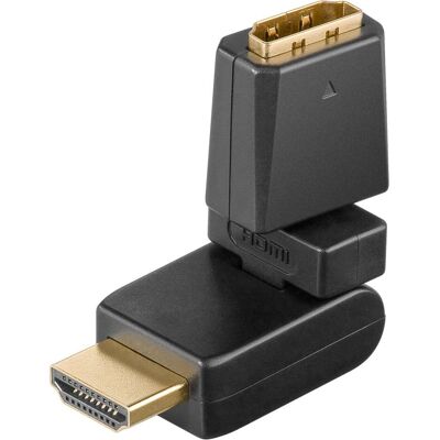 Goobay A 352 G (HDMI, HDMI), Adaptateur vidéo, Noir Goobay A 352 G (HDMI, HDMI), Adaptateur vidéo, Noir