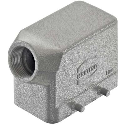 Harting Boîtier de passe-fils HAN 10-GS-16 09 30 010 1521, Câble + prise électronique, Gris Harting Boîtier de passe-fils HAN 10-GS-16 09 30 010 1521, Câble + prise électronique, Gris