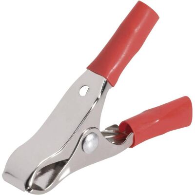 BKL Electronic Pince crocodile, Câble + prise électronique, Rouge BKL Electronic Pince crocodile, Câble + prise électronique, Rouge