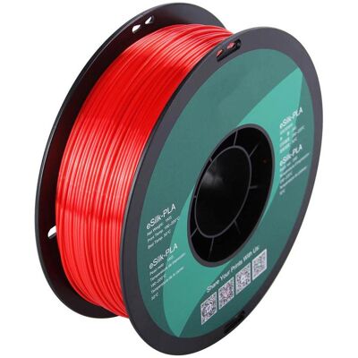 eSUN eSilk-PLA 1,75mm Red 1kg Filament 3D (PLA, 1000 g), Filament 3D, Rouge eSUN eSilk-PLA 1,75mm Red 1kg Filament 3D (PLA, 1000 g), Filament 3D, Rouge