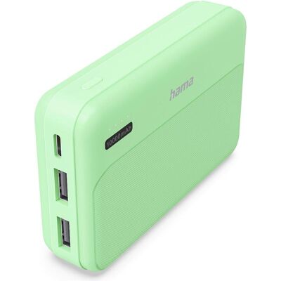 Hama Pocket 10 (10000 mAh), Chargeur de secours, Vert Hama Pocket 10 (10000 mAh), Chargeur de secours, Vert