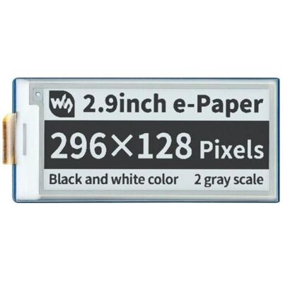 WaveShare Écran E-Paper 19408 – 2,9 pouces, noir et blanc – 296 x 128 SPI pour Raspberry Pi Pico, Carte de développement + kit WaveShare Écran E-Paper 19408 – 2,9 pouces, noir et blanc – 296 x 128 SPI pour Raspberry Pi Pico, Carte de développement + kit
