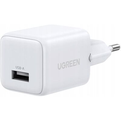 Ugreen Ładowarka Ładowarka sieciowa X518 USB-C, GaN, 18W (biała) (18 W, 1 portion), Chargeur USB, Blanc Ugreen Ładowarka Ładowarka sieciowa X518 USB-C, GaN, 18W (biała) (18 W, 1 portion), Chargeur USB, Blanc