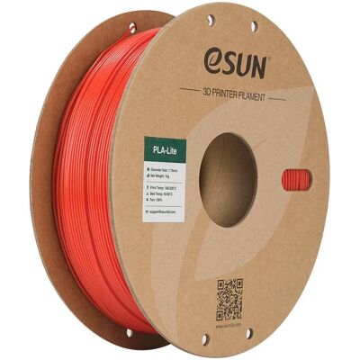 eSUN EPLA-LITE 1,75mm RED 1kg (PLA, 1.75 mm, 1000 g), Filament 3D, Rouge eSUN EPLA-LITE 1,75mm RED 1kg (PLA, 1.75 mm, 1000 g), Filament 3D, Rouge