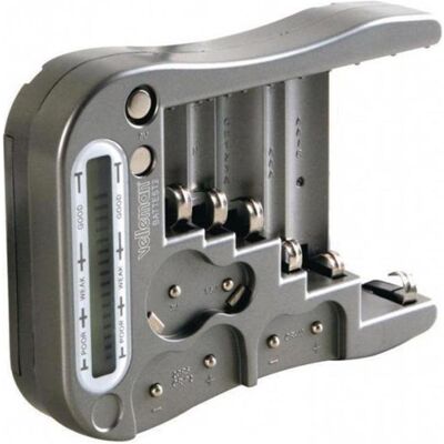 Velleman Battest 2, Pile : accessoires, Gris Velleman Battest 2, Pile : accessoires, Gris