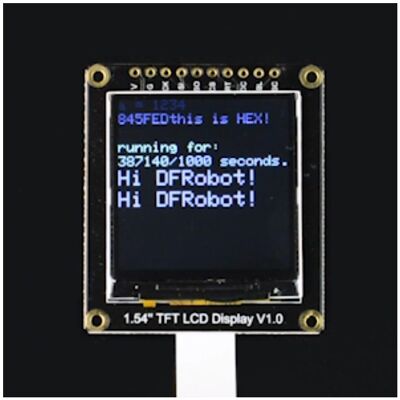 DFRobot Écran LCD IPS TFT 1.54" 240x240 avec MicroSD, Carte de développement + kit DFRobot Écran LCD IPS TFT 1.54" 240x240 avec MicroSD, Carte de développement + kit