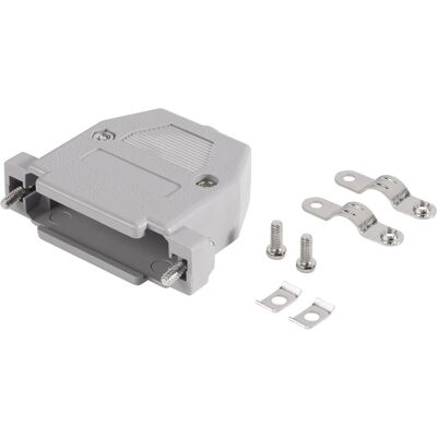 BKL Electronic Capot SUB-D 25 pôles matière plastique, Câble + prise électronique, Gris BKL Electronic Capot SUB-D 25 pôles matière plastique, Câble + prise électronique, Gris
