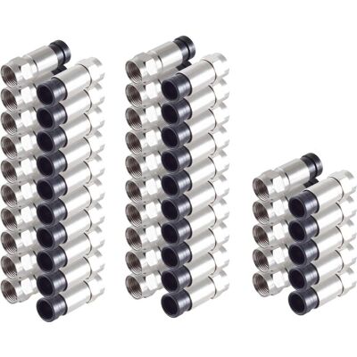 Shiverpeaks --F-Kompressionstecker für Kabel 7mm--VE25 (BS85029-A-SET25) (Câble d'antenne), Câble d'antenne Shiverpeaks --F-Kompressionstecker für Kabel 7mm--VE25 (BS85029-A-SET25) (Câble d'antenne), Câble d'antenne