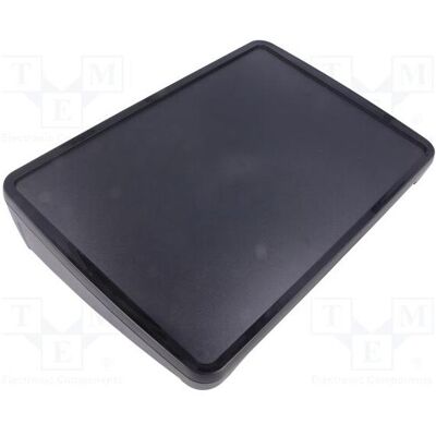 Bopla Enveloppe : BoPad de bureau X : 285 mm, Y : 198 mm, Z : 61 mm, ABS noir, Accessoires électroniques + boîtier Bopla Enveloppe : BoPad de bureau X : 285 mm, Y : 198 mm, Z : 61 mm, ABS noir, Accessoires électroniques + boîtier