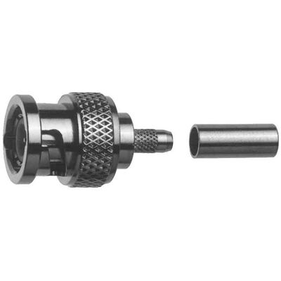 Telegärtner Fiche de câble BNC Crimp 75 Ohm, crimp/crimp, Professional, A0306, RG-62 A/U, Câble + prise électronique Telegärtner Fiche de câble BNC Crimp 75 Ohm, crimp/crimp, Professional, A0306, RG-62 A/U, Câble + prise électronique