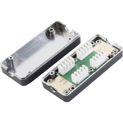 BKL Electronic Cat. 7 LSA-Anschlussbox, Verbinder, Câble + prise électronique, Noir BKL Electronic Cat. 7 LSA-Anschlussbox, Verbinder, Câble + prise électronique, Noir