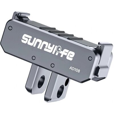 Sunnylife Adaptateur de fixation en aluminium avec deux sens de fixation pour Osmo Nano / Action 6, Caméra d'action : accessoires, Argent Sunnylife Adaptateur de fixation en aluminium avec deux sens de fixation pour Osmo Nano / Action 6, Caméra d'action : accessoires, Argent
