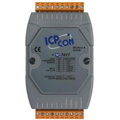 Moxa MODBUS, 8x AI, Adaptateur réseau Moxa MODBUS, 8x AI, Adaptateur réseau