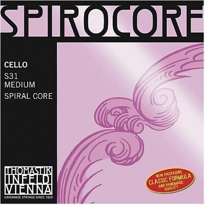 Thomastik Spirocore Hard G 4/4 (1x, Violoncelle), Corde de guitare Thomastik Spirocore Hard G 4/4 (1x, Violoncelle), Corde de guitare
