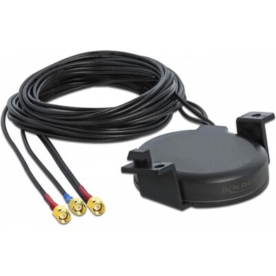 Delock Antenne GNSS LTE MIMO (DECT, GSM, Lora), Antenne réseau Delock Antenne GNSS LTE MIMO (DECT, GSM, Lora), Antenne réseau