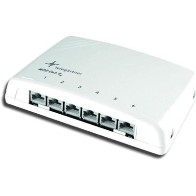 Telegärtner Panneau de brassage réseau Mini répartiteur 6 ports cat.6, Serveur : accessoires, Blanc Telegärtner Panneau de brassage réseau Mini répartiteur 6 ports cat.6, Serveur : accessoires, Blanc
