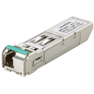 LevelOne SFP Transceiver 1.25Gpbs Single-mode Duplex LC 10km, Émetteur-récepteur LevelOne SFP Transceiver 1.25Gpbs Single-mode Duplex LC 10km, Émetteur-récepteur