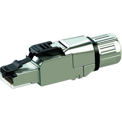 Telegärtner MFP8 IE T568B Cat.6A 10er Blister AWG26-24/1 AWG27-24/7 J00026A5113, Câble + prise électronique, Argent Telegärtner MFP8 IE T568B Cat.6A 10er Blister AWG26-24/1 AWG27-24/7 J00026A5113, Câble + prise électronique, Argent