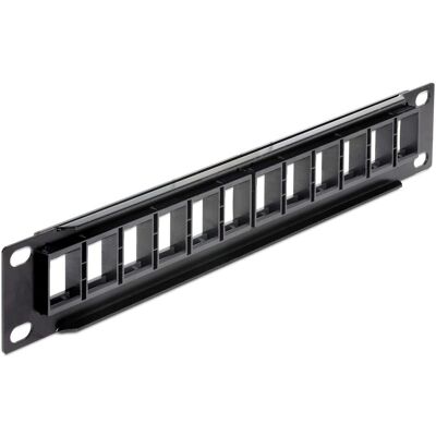Delock Patch Panel Noir, Serveur : accessoires, Noir Delock Patch Panel Noir, Serveur : accessoires, Noir