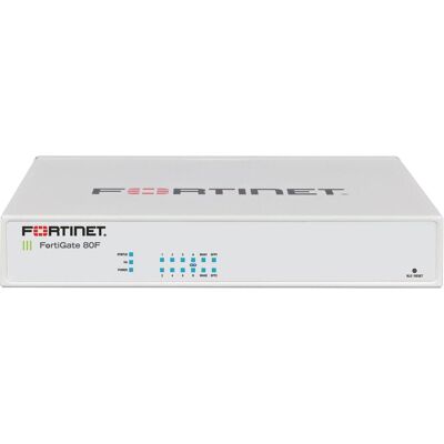Fortinet FortiGate-80F - 8 x ports GE RJ45 2x ports RJ45 SFP media partagés WAN, Pare-feu Fortinet FortiGate-80F - 8 x ports GE RJ45 2x ports RJ45 SFP media partagés WAN, Pare-feu