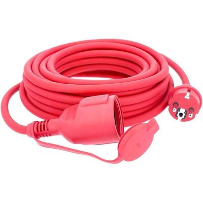 Câble d'extension Schwabe 40m - Intérieur/Extérieur, Revêtement en Caoutchouc Rouge Câble d'extension Schwabe 40m - Intérieur/Extérieur, Revêtement en Caoutchouc Rouge