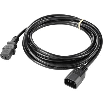 Sygonix Modèle SY-5044234 Cordon d'extension IEC C14 à C13, 3,5m Sygonix Modèle SY-5044234 Cordon d'extension IEC C14 à C13, 3,5m