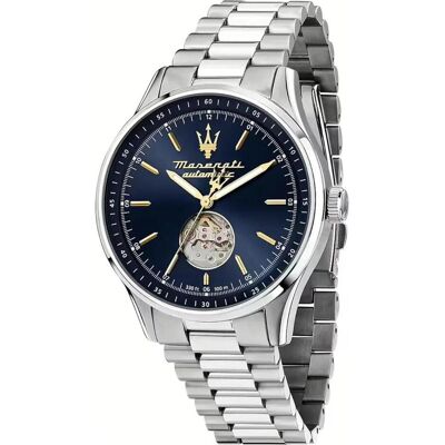 Maserati, Montre, Sorpasso, Argent, (Chronographe, 42 mm) Maserati, Montre, Sorpasso, Argent, (Chronographe, 42 mm)
