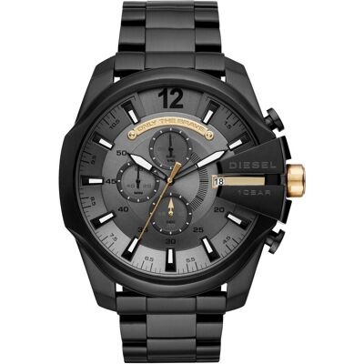Diesel, Montre, Mega Chief, Noir, (Chronographe, 51 mm) Diesel, Montre, Mega Chief, Noir, (Chronographe, 51 mm)