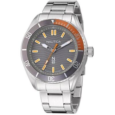 Nautica, Montre, NAPFWS501, Argent, (Horloge analogique) Nautica, Montre, NAPFWS501, Argent, (Horloge analogique)