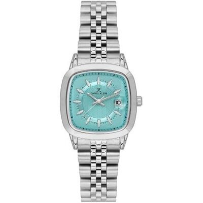 Daniel Klein, Montre, DK.1.14129-2, Bleu, Argent, (Horloge analogique, 40 mm) Daniel Klein, Montre, DK.1.14129-2, Bleu, Argent, (Horloge analogique, 40 mm)